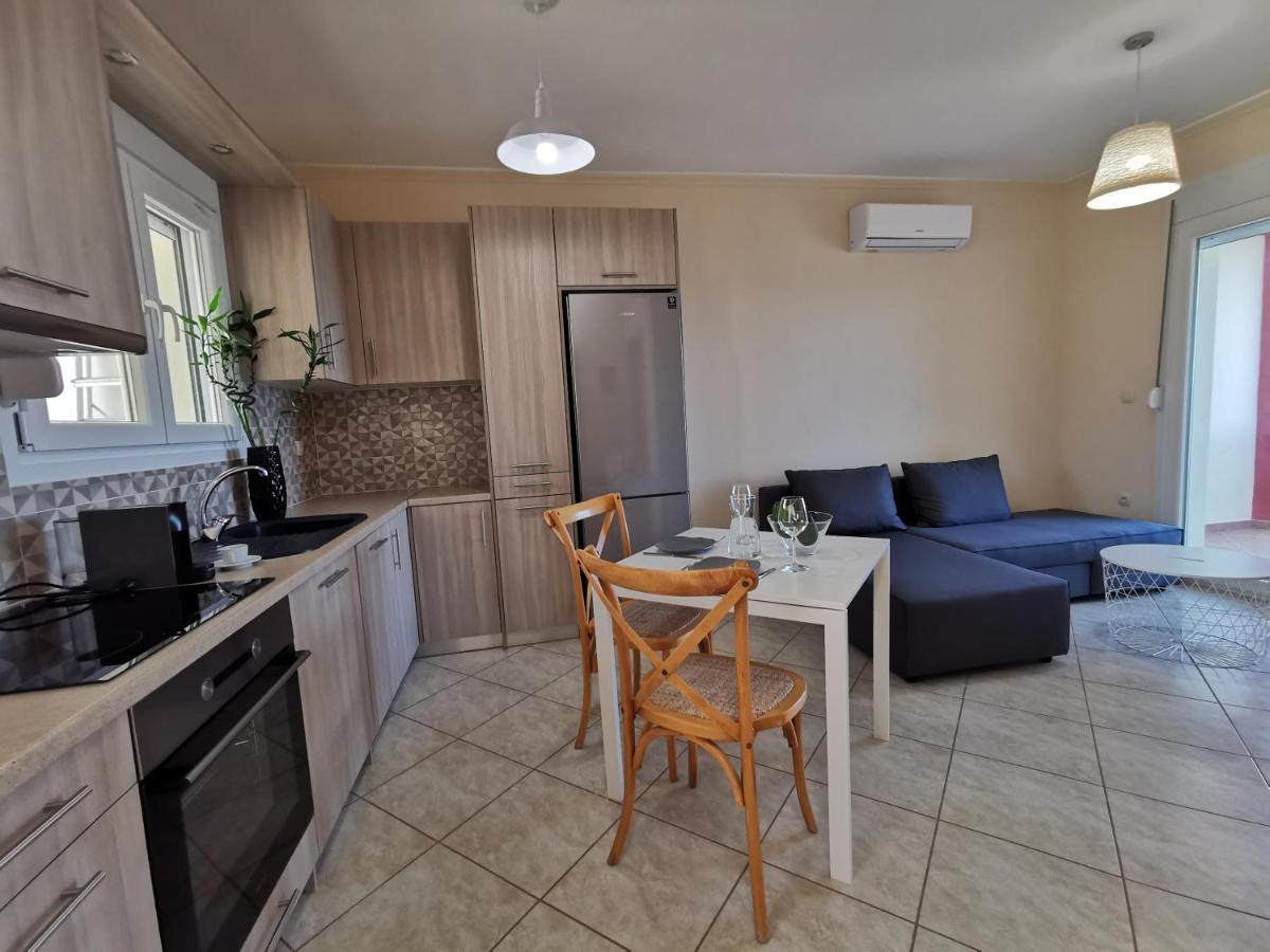 Marine Apartments Venetiko Paralia Agias Foteinis Luaran gambar